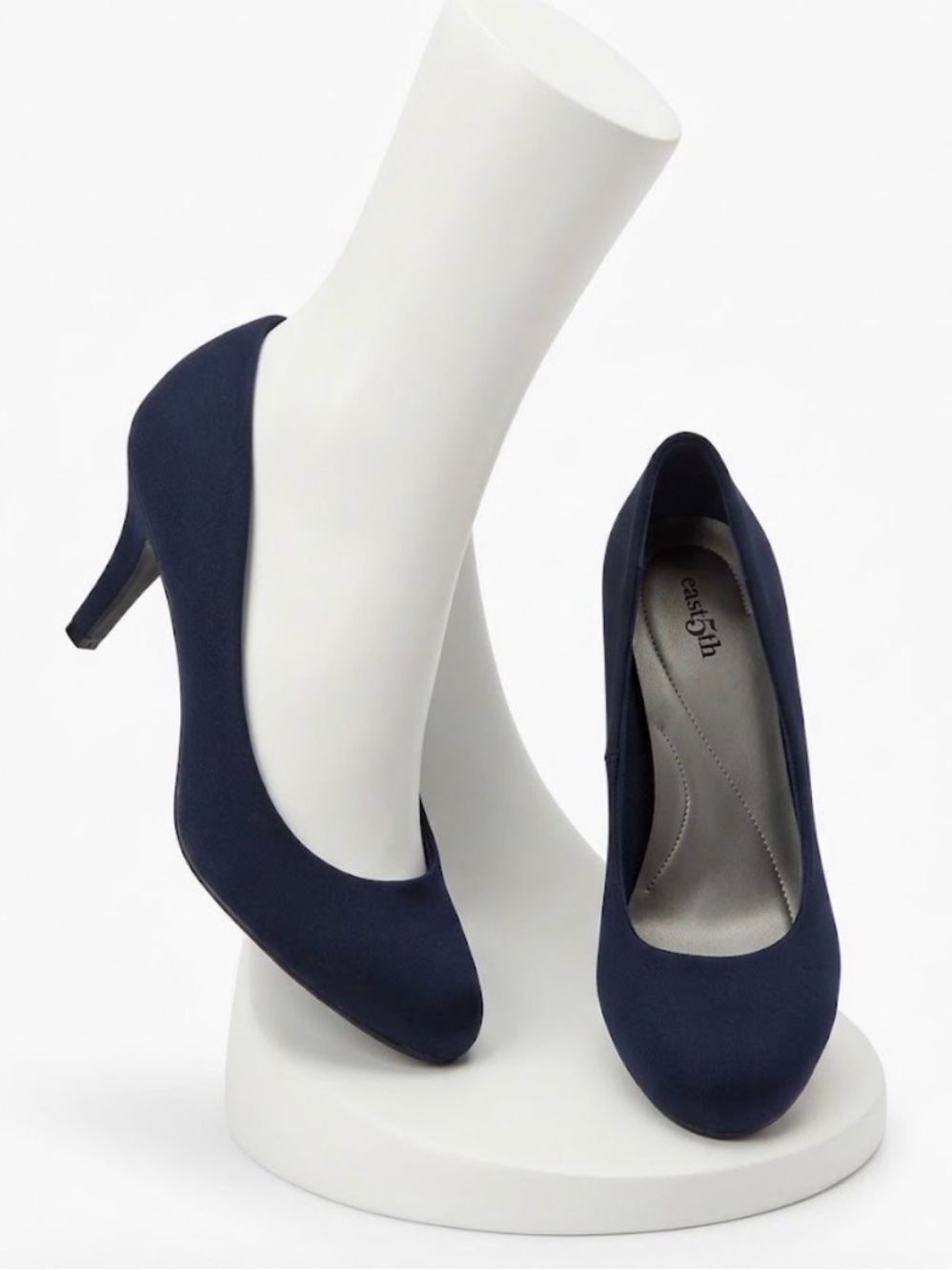 East 5th Women's Blue Heels Like New - Picture 2 of 7